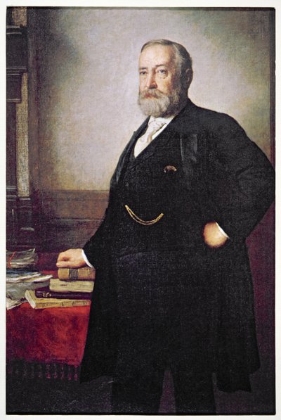 President Benjamin Harrison (1833-1901) election poster بواسطة المدرسة الأمريكية