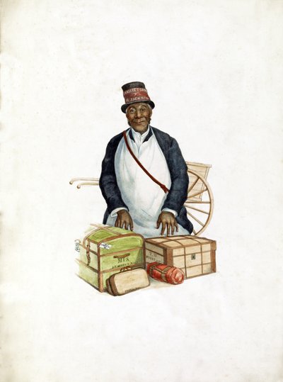 عام بورتر ب.جاكسون ، حانة. 1883 (نقش ملون يدويًا) بواسطة المدرسة الأمريكية