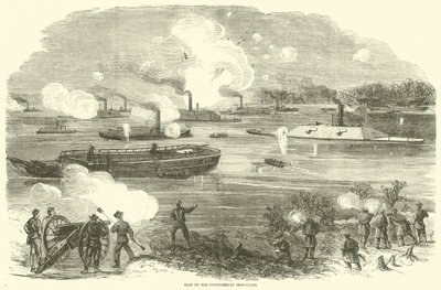 غارة الحلفاء الكونفدرالية ، فبراير 1865 بواسطة المدرسة الأمريكية