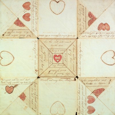 مسائل فالنتين c.1760 بواسطة المدرسة الأمريكية