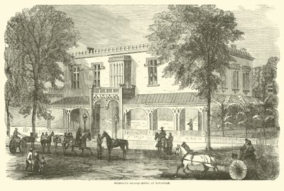 مقر شيرمانز في سافانا ، ديسمبر 1864 بواسطة المدرسة الأمريكية