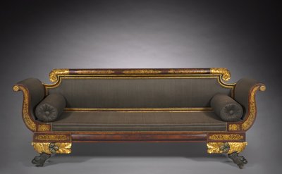 أريكة ، c.1820 بواسطة المدرسة الأمريكية