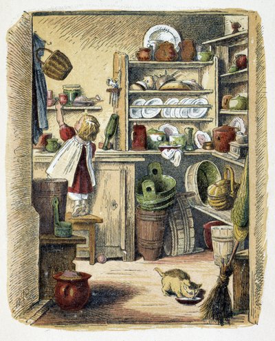 Storage in the kitchen in “” Schnik, schnak, trifles for the little ones””, children