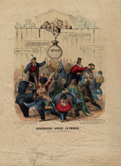 تعليق المدفوعات المدفوعة ، المنشورة في فيلادلفيا ، ج. 1857 بواسطة المدرسة الأمريكية