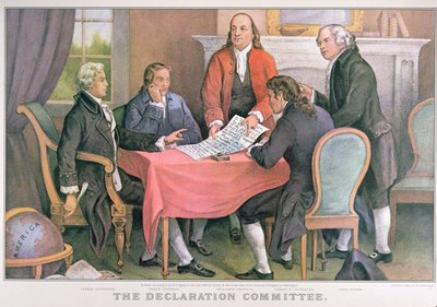 لجنة الإعلان ، التي نشرتها Currier & Ives ، نيويورك (لون ليثو) بواسطة المدرسة الأمريكية