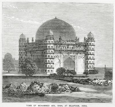 غول جومباز ، قبر محمد عادل شاه الثاني ، بني عام 1659 بواسطة المدرسة الأمريكية