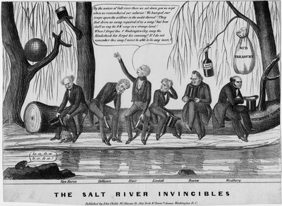 نهر الملح الذي لا يقهر ، نشره جون تشايلدز ، نيويورك وواشنطن ، ج. 1840 ، بواسطة المدرسة الأمريكية