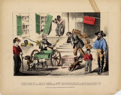 الأول من مايو 1865 ، أو Genl. تتحرك اليوم في ريتشموند فا. ، ليث. بقلم Kimmel & Forster ، نشر بواسطة H. & W. Voight ، نيويورك ، 1865 بواسطة المدرسة الأمريكية