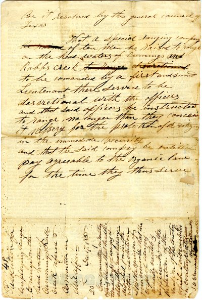 إلى شعب تكساس بشأن: حصار الحامية المكسيكية في سان أنطونيو دي بيكسار ، 10 ديسمبر 1835 بواسطة المدرسة الأمريكية
