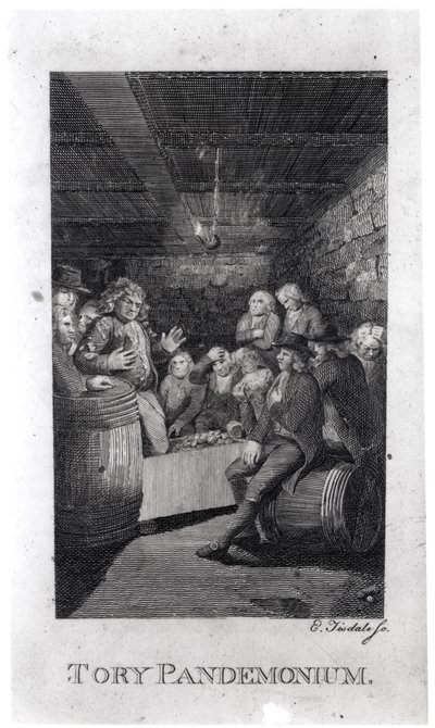 توري باندونيوم ، من جون MFFingal جون ترمبل ، منقوش بواسطة Elkanah Tisdale (1768-1835) 1795 (نقش) (صورة بوندو) بواسطة المدرسة الأمريكية