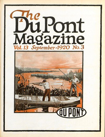 Trapshooting ، الغلاف الأمامي لمجلة DuPont ، سبتمبر 1920 بواسطة المدرسة الأمريكية