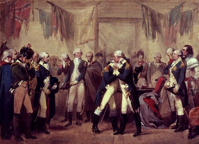وداع واشنطن لضباطه في Fraunces Tavern ، نيويورك ، نيويورك ، 4 ديسمبر بواسطة المدرسة الأمريكية