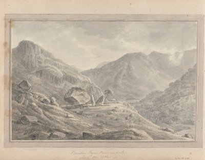 مناظر في إنجلترا واسكتلندا وويلز: باودر ستون بوروديل 30 أغسطس 1802 بواسطة عاموس جرين