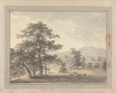 مناظر في إنجلترا واسكتلندا وويلز: Casterton Hall بالقرب من Shirkby Lonsdale بواسطة عاموس جرين