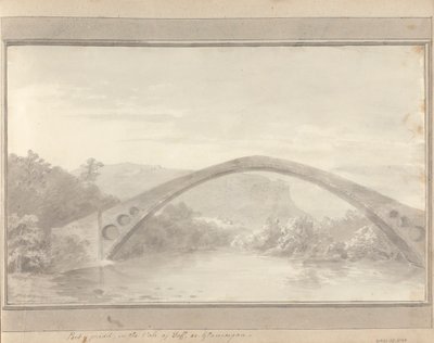 مناظر في إنجلترا واسكتلندا وويلز: Pont Y Pridd ، في Vale of Taff أو Glamorgan بواسطة عاموس جرين