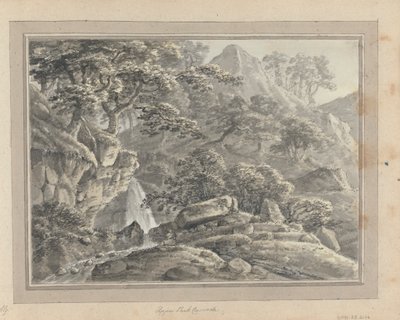 مناظر في إنجلترا واسكتلندا وويلز: Upper Park Cascade بواسطة عاموس جرين