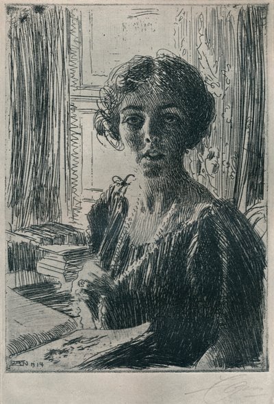 الأميرة السويدية مارغريت ، 1914 بواسطة المختلف هو ليونارد زورن