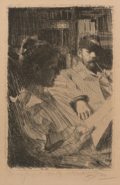 القراءة (محاضرة) بواسطة Anders Leonard Zorn