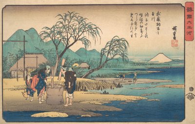 موساشي: Chofu no Tamagawa ، حوالي 1833. ، 1833 تقريبًا. بواسطة أندو هيروشيغه