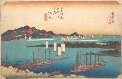 بانوراما مييو باين وود من إيجيري ، 1834. ، 1834. بواسطة أندو هيروشيغه