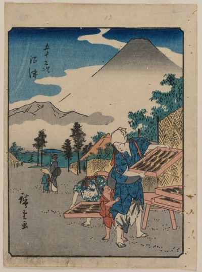 المحطات الثلاث والخمسون من توكيدو: نومازو ، ج. 1850. بواسطة أندو هيروشيغه
