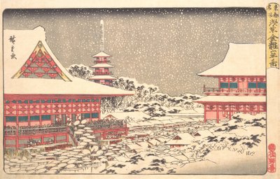 معرض نهاية العام في معبد Kinryuzan ، كاليفورنيا. 1836. ، كاليفورنيا. 1836. بواسطة أندو هيروشيغه