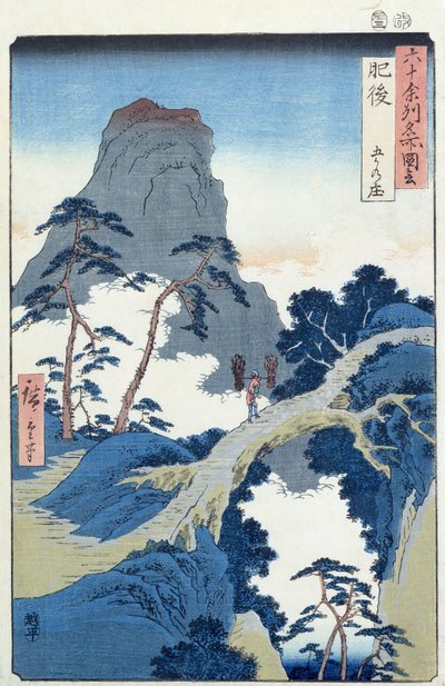 Go-Kanosho ، مقاطعة Higo (طباعة خشبية) بواسطة أندو أو أوتاغاوا هيروشيغي