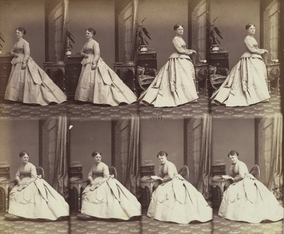 استير ديفيد ، 1866. بواسطة أندريه أدولف يوجين ديسديري