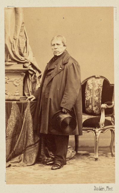 جان أوغست دومينيك إنجرس ، حوالي 1860. بواسطة أندريه أدولف يوجين ديسديري