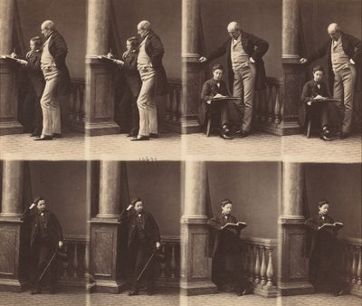 السيد جادين وابنه ، ج. 1860. بواسطة أندريه أدولف يوجين ديسديري