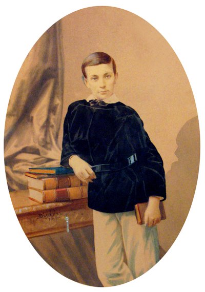 الأمير ألبرت الأول أمير موناكو ، حوالي عام 1860 (صورة مرسومة) بواسطة أندريه أدولف يوجين ديسديري