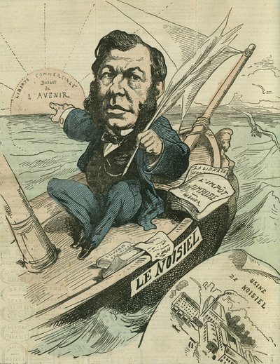 Emile-Justin Menier (1826-1881) ، صانع الشوكولاتة الصناعي والجمهوري. في "ليكليبس" بقلم جيل ، 24 سبتمبر بواسطة أندرو جيل