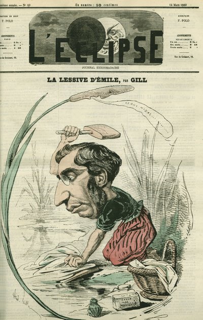 اميل اوليفييه (1825-1913) ، سياسي فرنسي. غلاف في “L
