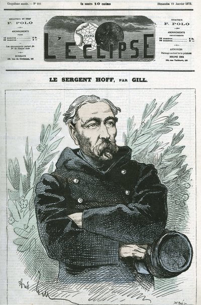 صورة الرقيب إجناس هوف (1836-1902) ، الجندي ، أبطال حرب 1870 ضد بروسيا. غلاف في “L