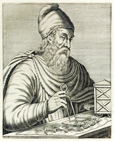 أرخميدس سيراكيوز من؟ صور حقيقية ؟؟ نشره أندريه تيفيت عام 1594 بواسطة أندريه ثيفت