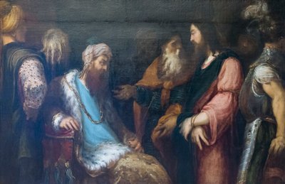 يسوع أمام هيرودس بواسطة أندريا شيافوني