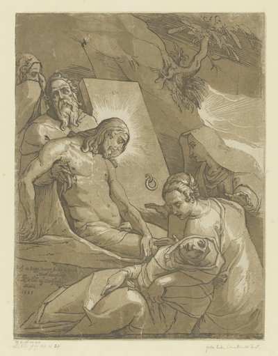 قبر المسيح بواسطة Raffaellino da Reggio