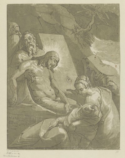 قبر المسيح بواسطة Raffaellino da Reggio