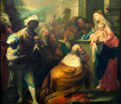 عشق المجوس ، تفاصيل الملوك الثلاثة ، ج .1750 تفاصيل 87285 بواسطة أندريا كاسالي