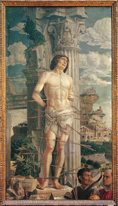 Saint Sebastian, c.1480 (tempera on canvas) بواسطة أندريا مانتيجنا