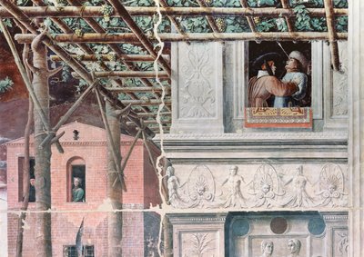 استشهاد القديس كريستوفر 1450-56 (جصية) بواسطة أندريا مانتيجنا
