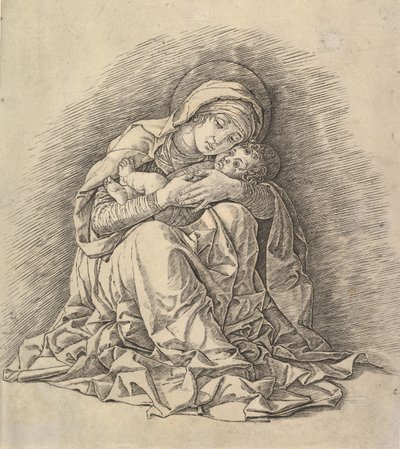 العذراء والطفل ، كاليفورنيا. 1485-91. بواسطة أندريا مانتيجنا