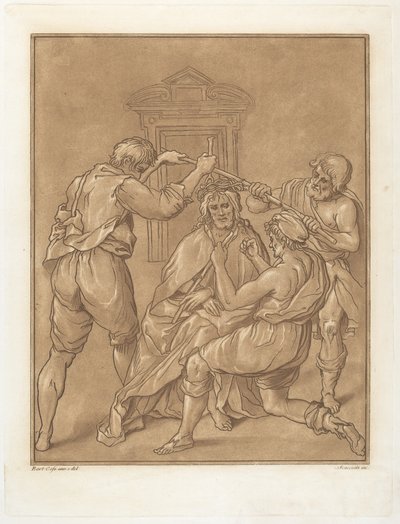 توج المسيح بالأشواك بواسطة Andrea Scacciati after Bartolomeo Cesi