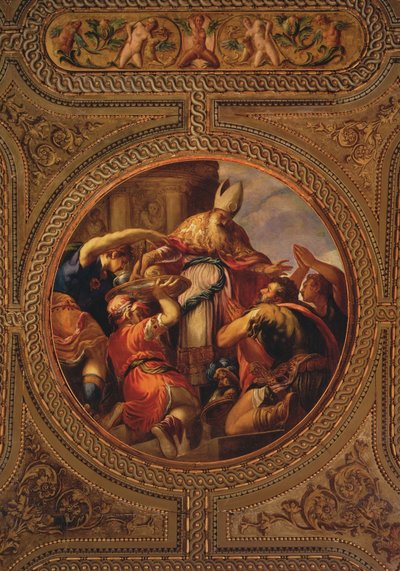 رمزية الكهنوت ، من سقف المكتبة ، 1556 بواسطة أندريا شيافوني