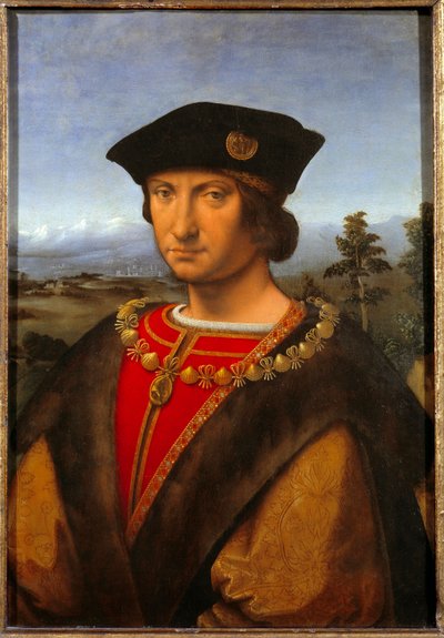 صورة لتشارلز دامبواز (1471-1511) لوحة لأندريا دي بارتولو لأندريا سولاريو (1460-1522) من القرن السادس عشر. 0.52x0.75 م بواسطة أندريا سولاريو