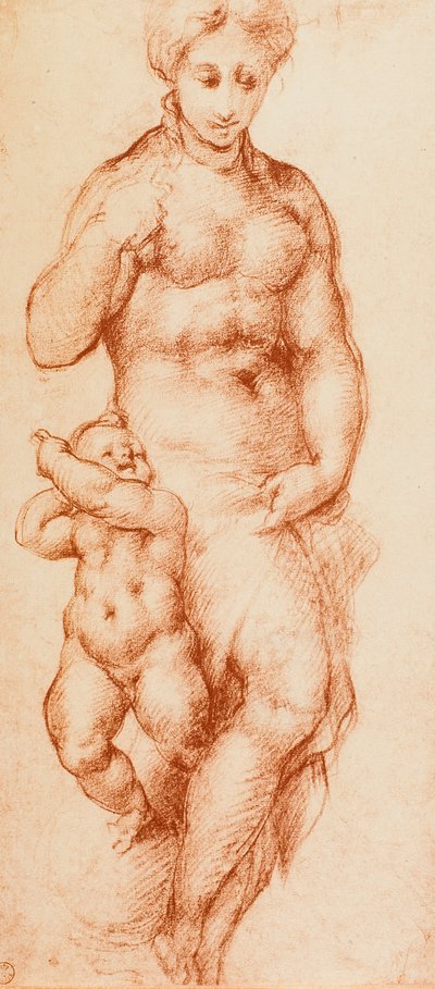 الأعمال الخيرية ، التي رسمها Pontormo ، المنسوبة سابقًا إلى Andrea del Sarto. خزانة الرسومات والمطبوعات ، معرض أوفيزي ، فلورنسا بواسطة أندريا ديل سارتو