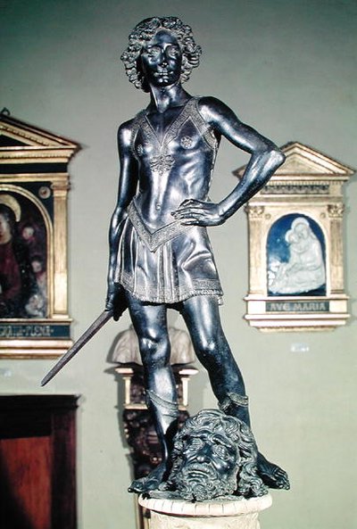 ديفيد ، حوالي 1470 (برونزي) (انظر أيضًا 93596) بواسطة أندريا ديل فيروتشيو