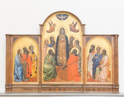 عيد العنصرة بواسطة Andrea di Cione Orcagna