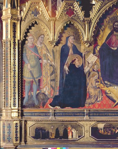 لوحة Strozzi Altarpiece ، 1357 تفاصيل 72246 بواسطة Andrea di Cione Orcagna