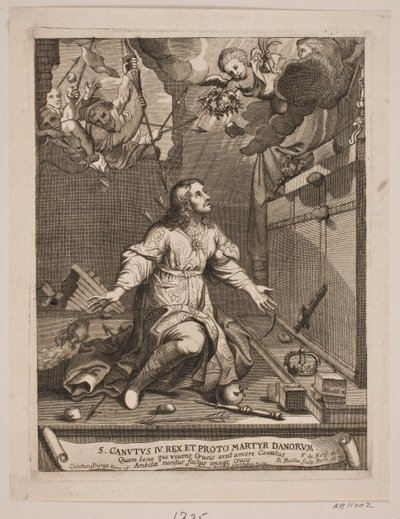 Canute the Saint، المعذب الاستشهاد بواسطة F. de Nenf